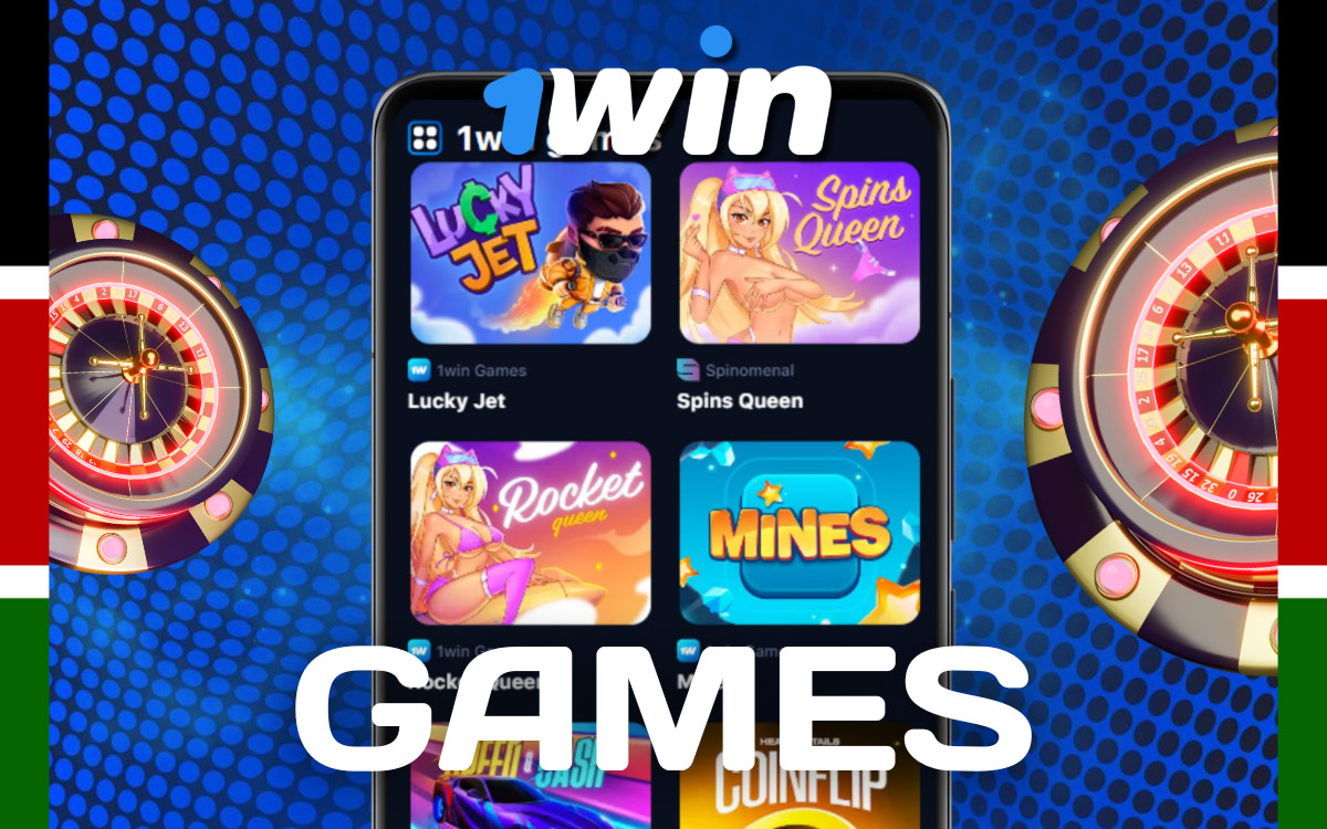 Available casino games at 1Win