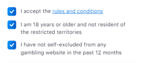 Acceptance of the terms and conditions of 1win